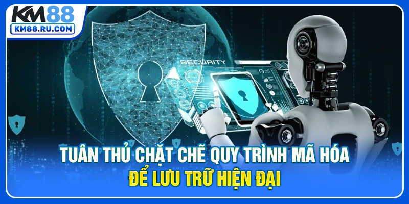 Tuân thủ chặt chẽ quy trình mã hóa để lưu trữ hiện đại